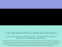 Tablet Screenshot of panamahotel.com